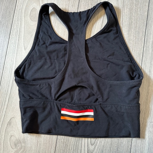 P.E Nation Bra Top Crop Top  Women’s Size Small Black - Picture 5 of 9